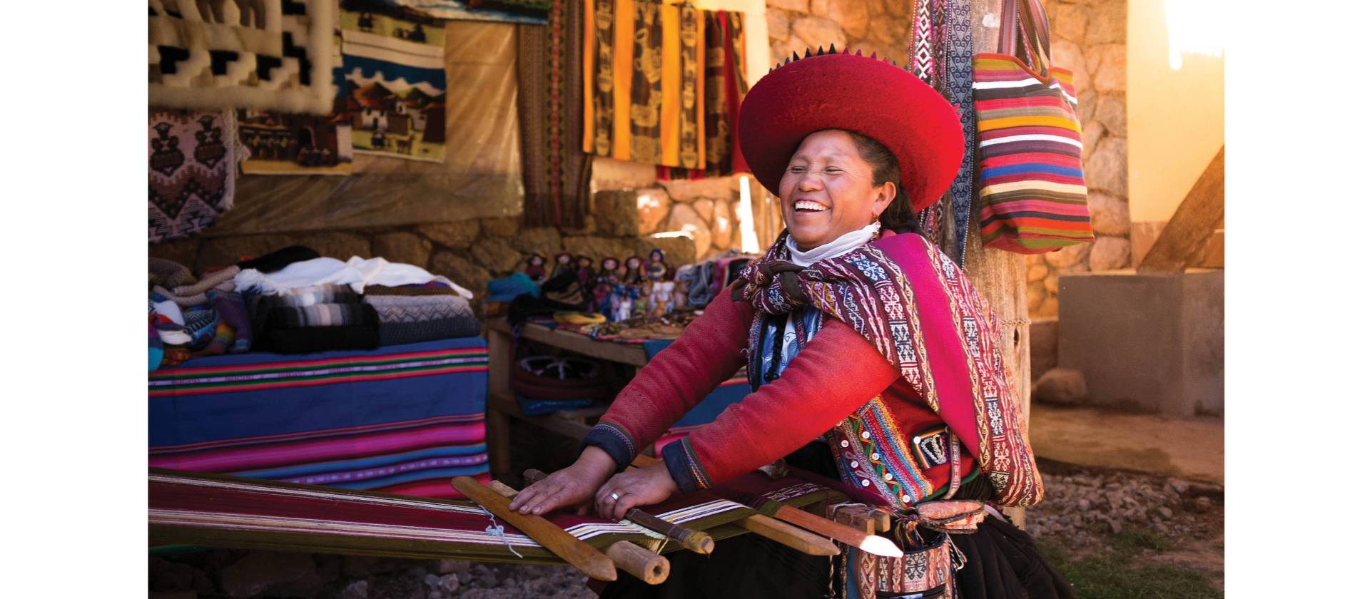Quechua woman backstrap weaving in Chinchero | Mark Tipple