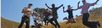 Happy jumps in the Eswatini outback