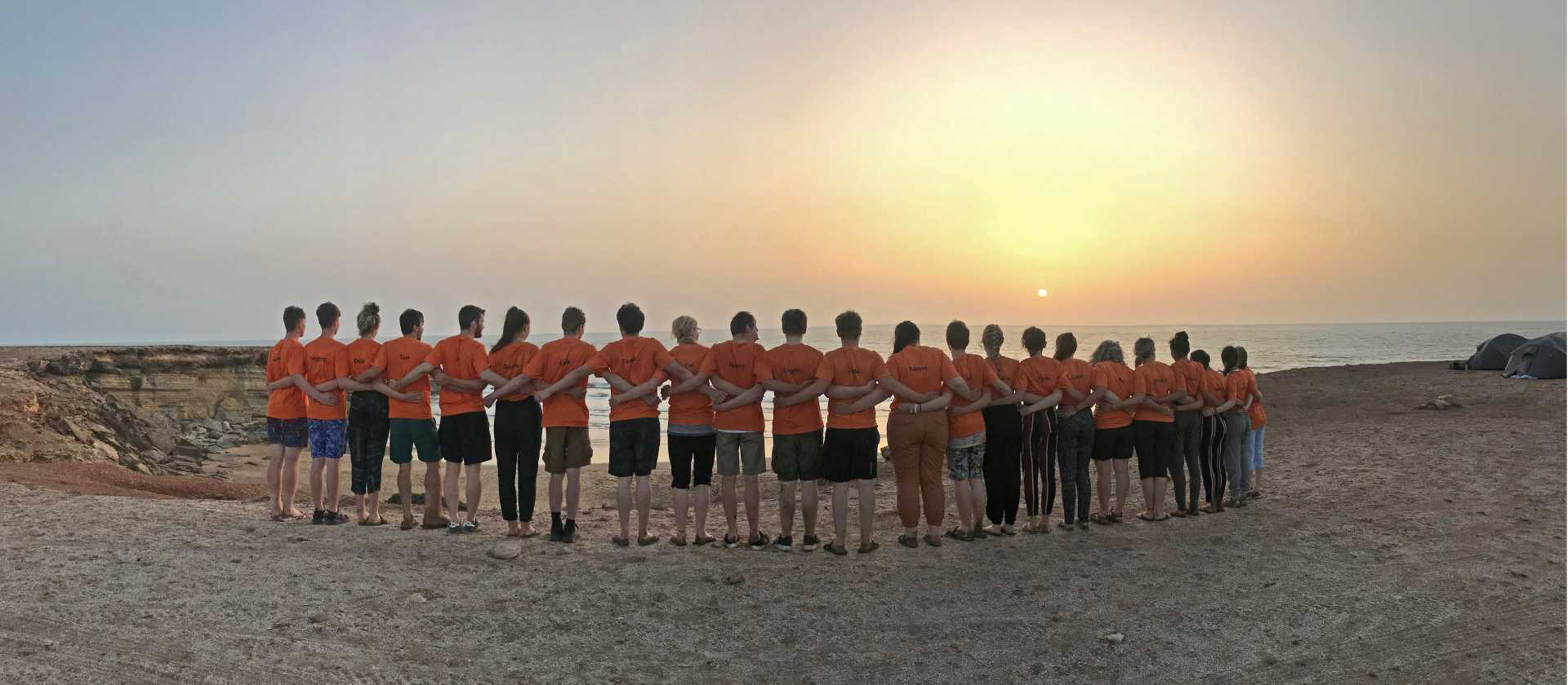 Students come together at the end of a rewarding day on their field trip | Gareth Davies