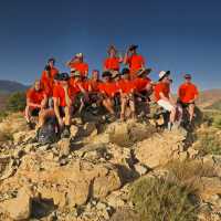 Group shot on a school trip abroad | Gareth Davies