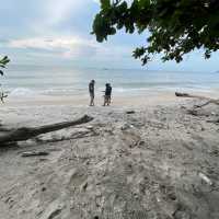 The beautiful white sandy beaches, Pangkor Island