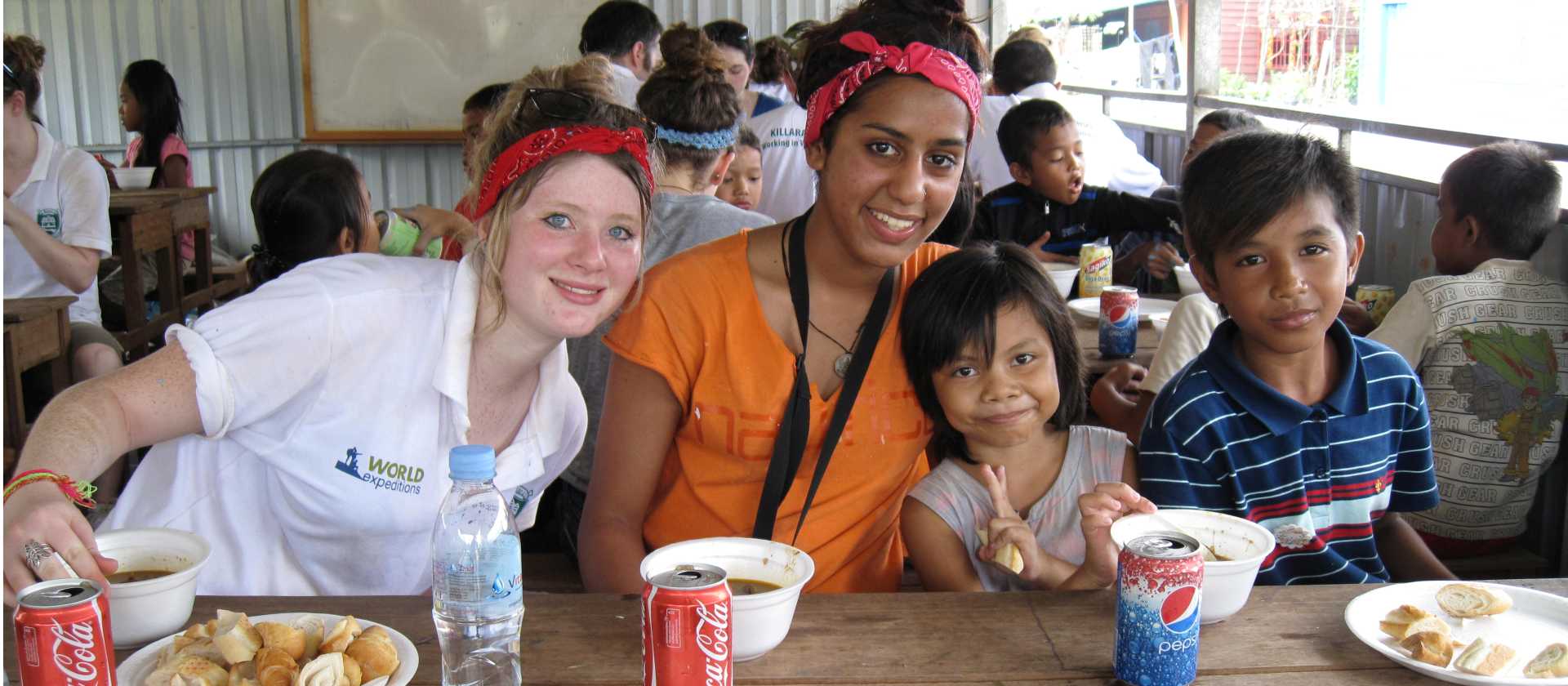 Making friends in Cambodia