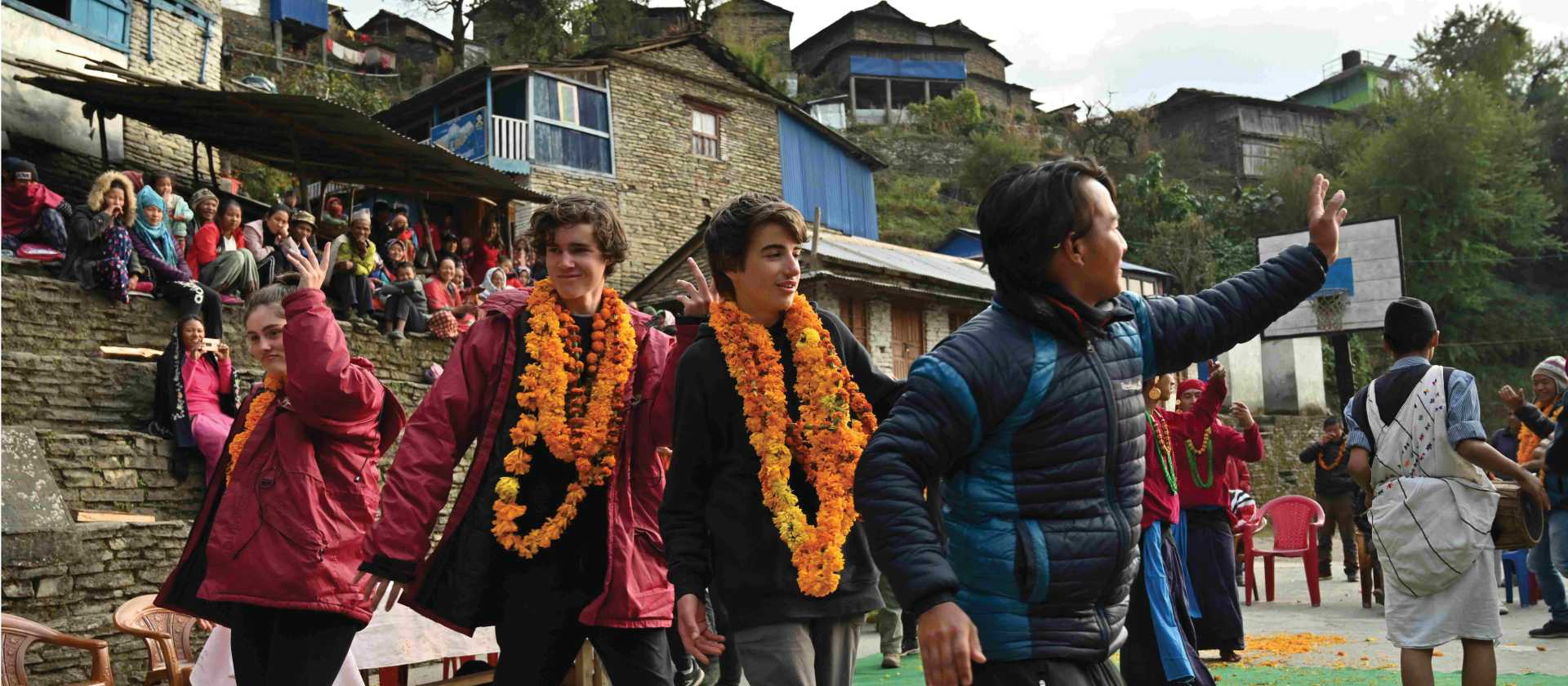 Students enjoying some fun in Paudwar Village | Russell Deer