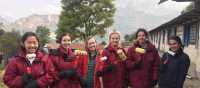 Students at a community project in Nepal | Indigo Axford