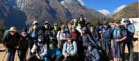 Students trekking to Everest Base Camp