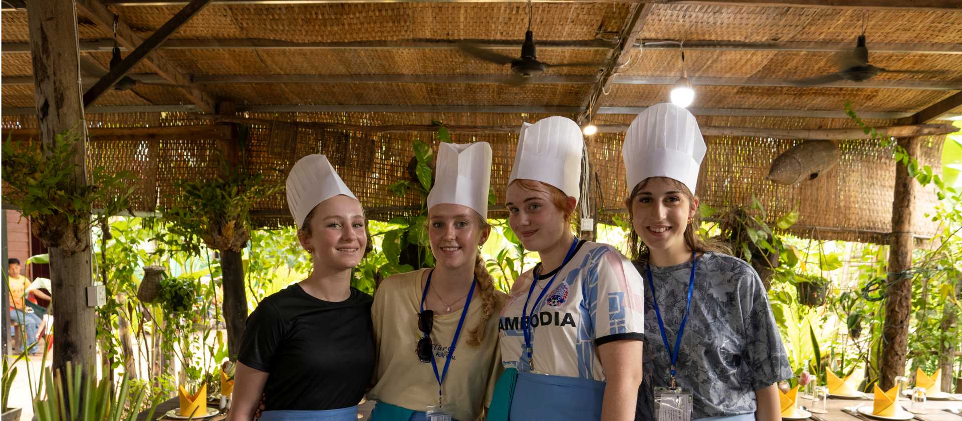 Students learn about culture and cuisine during a local cooking class | Jordan Curzon
