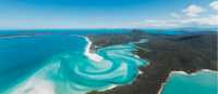 A spectacular aerial over Hill Inlet, Tongue Bay