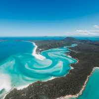 A spectacular aerial over Hill Inlet, Tongue Bay