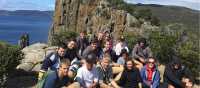 Students taking a break from their trek in Tasmania | Holly Van De Beek