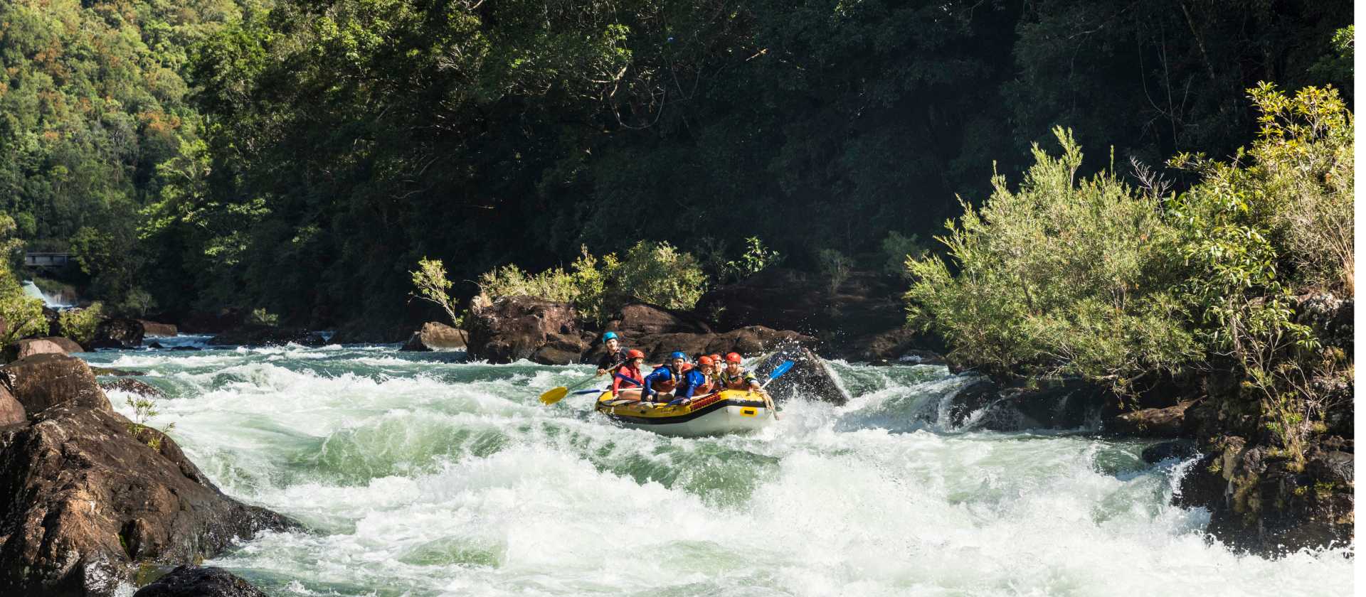The Barron River is a great rafting experience for beginners as well as experienced people, Far North Queensland | Tourism and Events Queensland