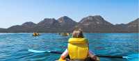 Stunning views kayaking off the East Coast of Tasmania | Tourism Tasmania & Kathryn Leahy