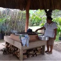 Preparing for a cooking class with the local Mayan communities | EcoColours Tours