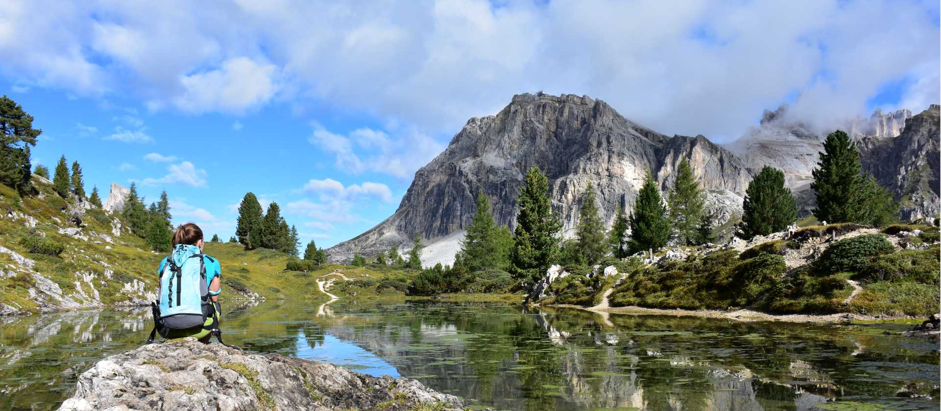 A stop by Lago di Limides to appreciate the crystal clear waters.