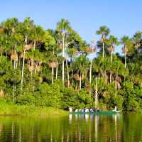 Students take an Amazon cruise on their educational travel trip in Peru | Drew Collins