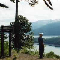 Stopping for a well deserved break at a lookout point in Conguillio National Park | Amity Tours