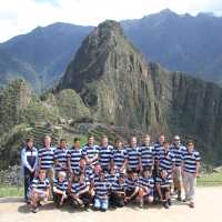 The Kings School in front of Machu Picchu | Drew Collins