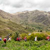 Walking with the local people of the Huama community