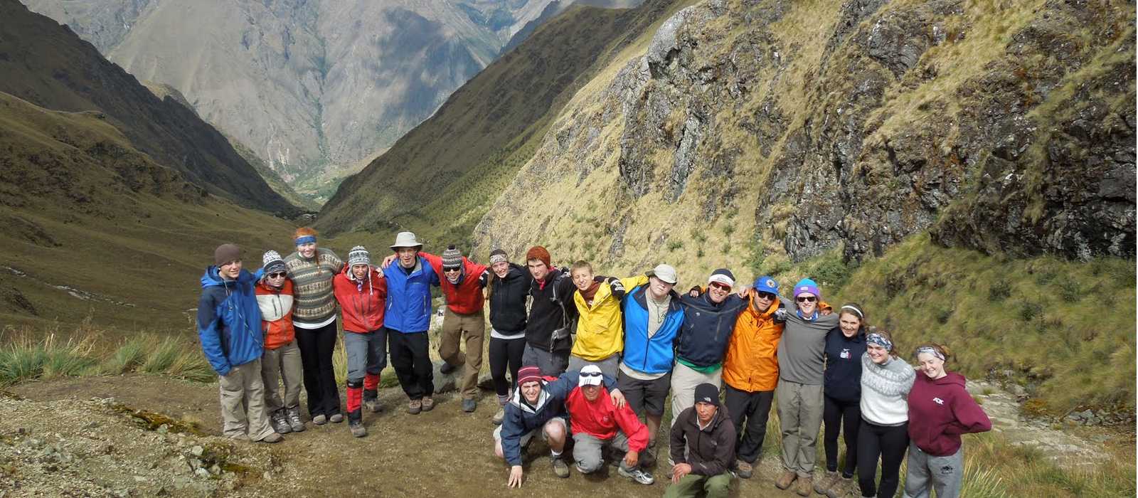 Students high up on the Inca Trail | Eva Moon