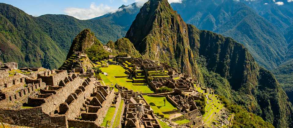 Machu Picchu Emerging from the Andes