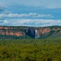 Jim Jim Falls standing proud in the distance, Kakadu National Park | Tourism NT