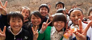 Local kids in Western China | Peter Walton