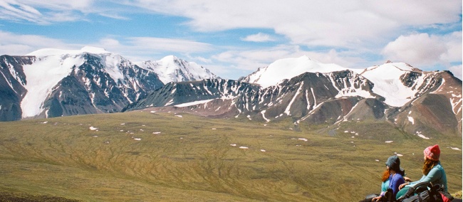 A well earned rest after a challenging day's trekking in western Mongolia. | Tessa Chan