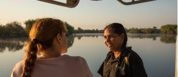 On country with Pudakul on our Indigenous Immersion programs, Kakadu | Tourism Australia/James Fisher