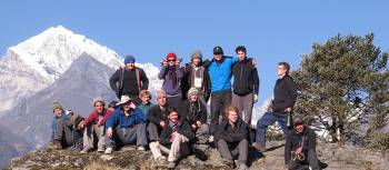 Group of students in the Everest region of Nepal | Greg Pike