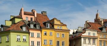 Spend time in the Warsaw Old Town on your cycling holiday in Poland
