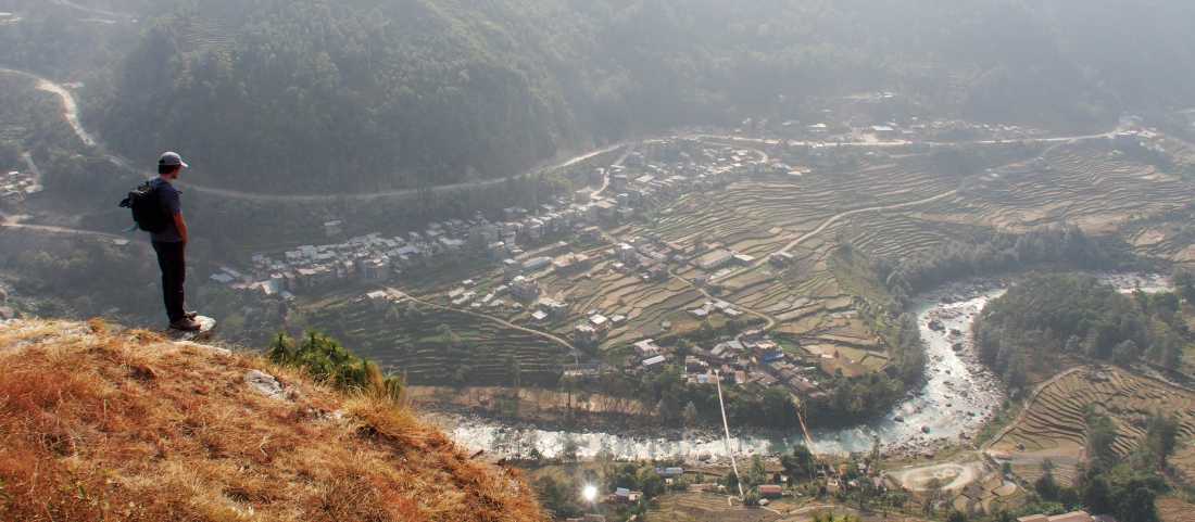 Descending down towards Nayapul | Emily Dennerstein